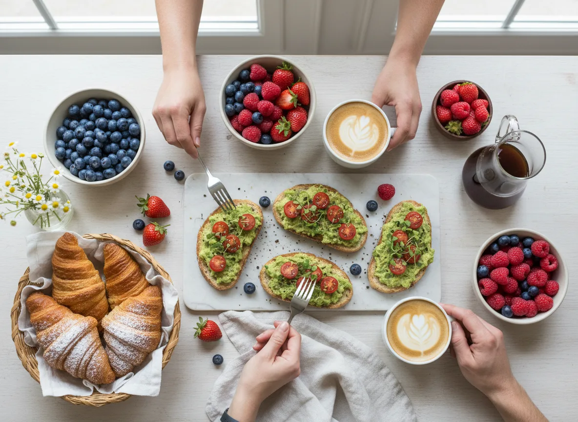 Brunch table