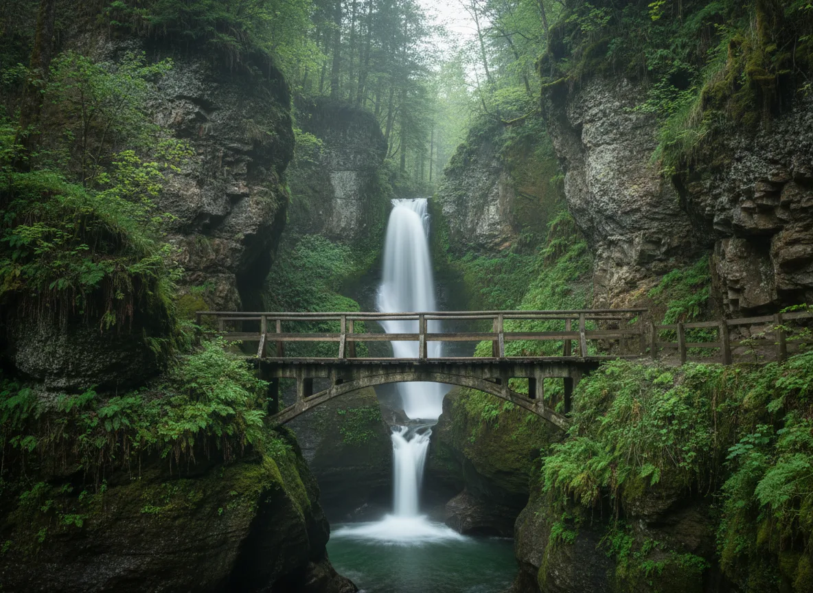 Waterfall gorge