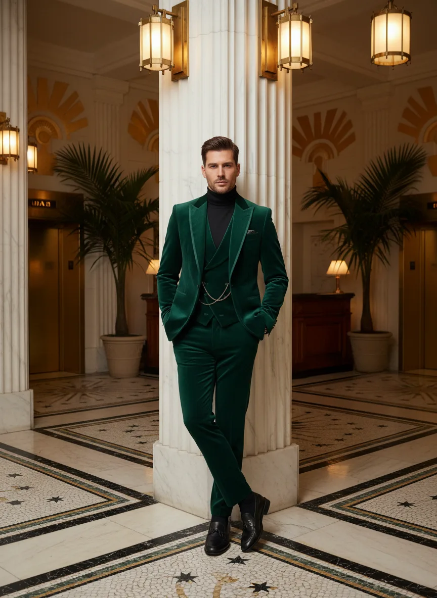 Velvet suit