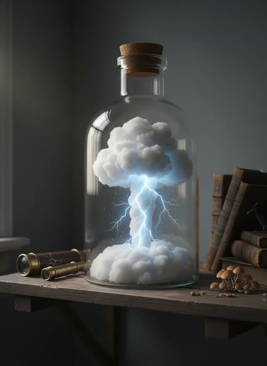 Cloud in a jar