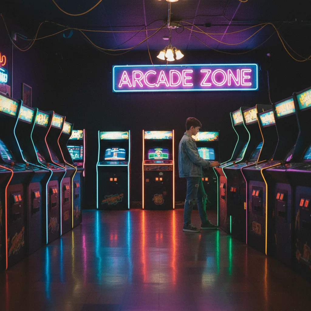 Vintage arcade
