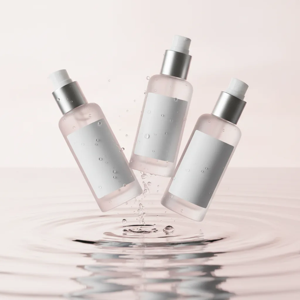 Cosmetics on water