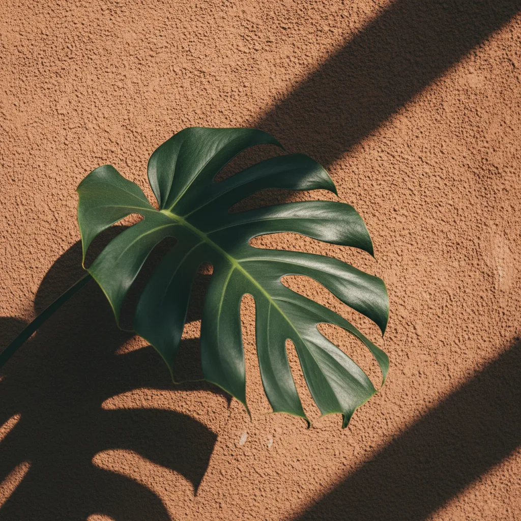 Monstera leaf