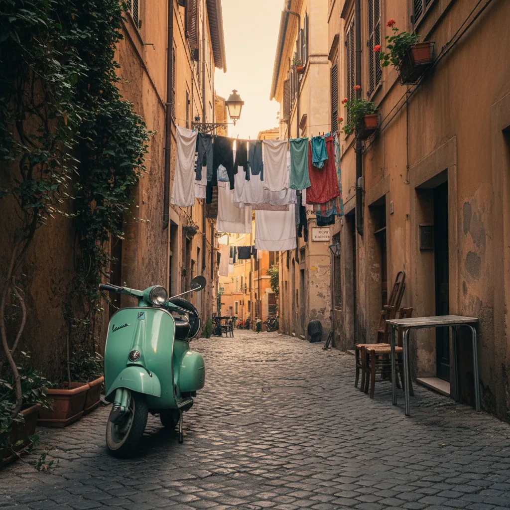Vespa in Rome