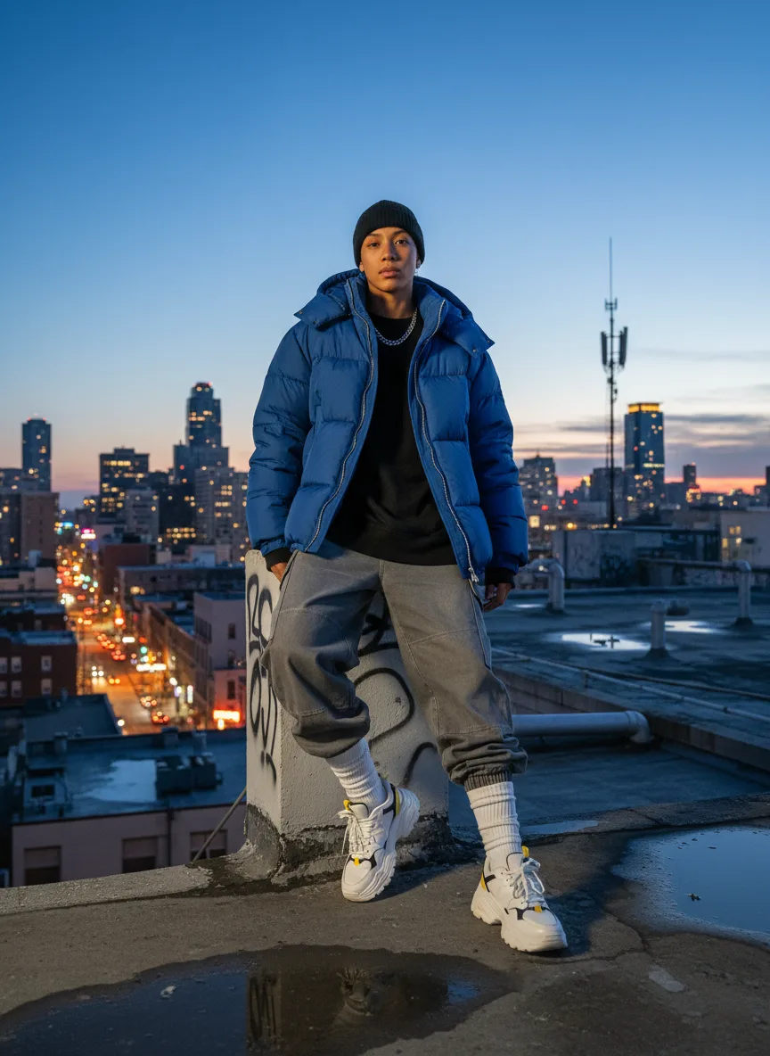 Streetwear rooftop