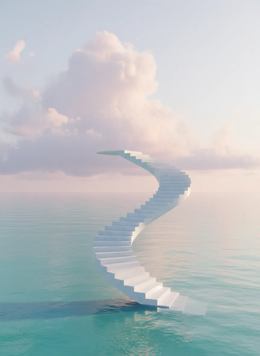 Staircase ocean