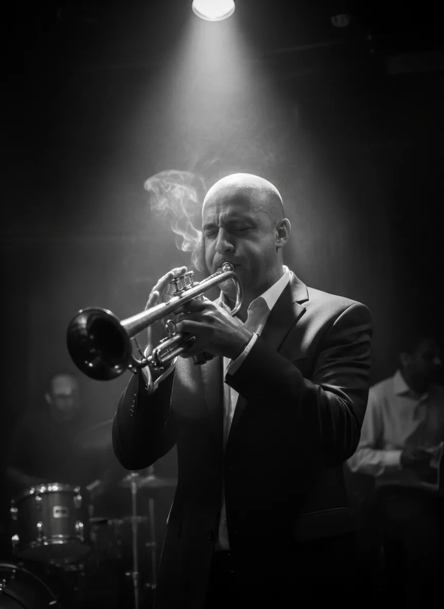 Jazz trumpeter